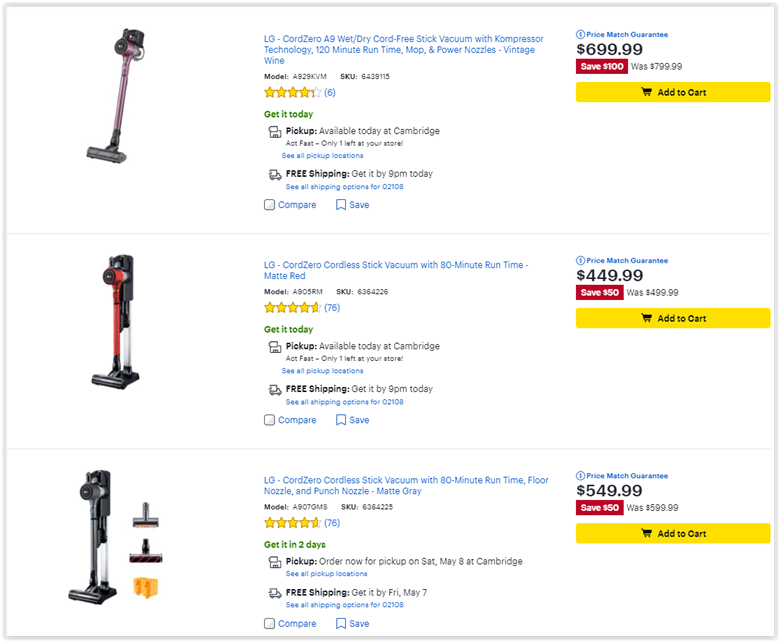 The Best Stores for Deals on Cordless Vacuum Cleaners